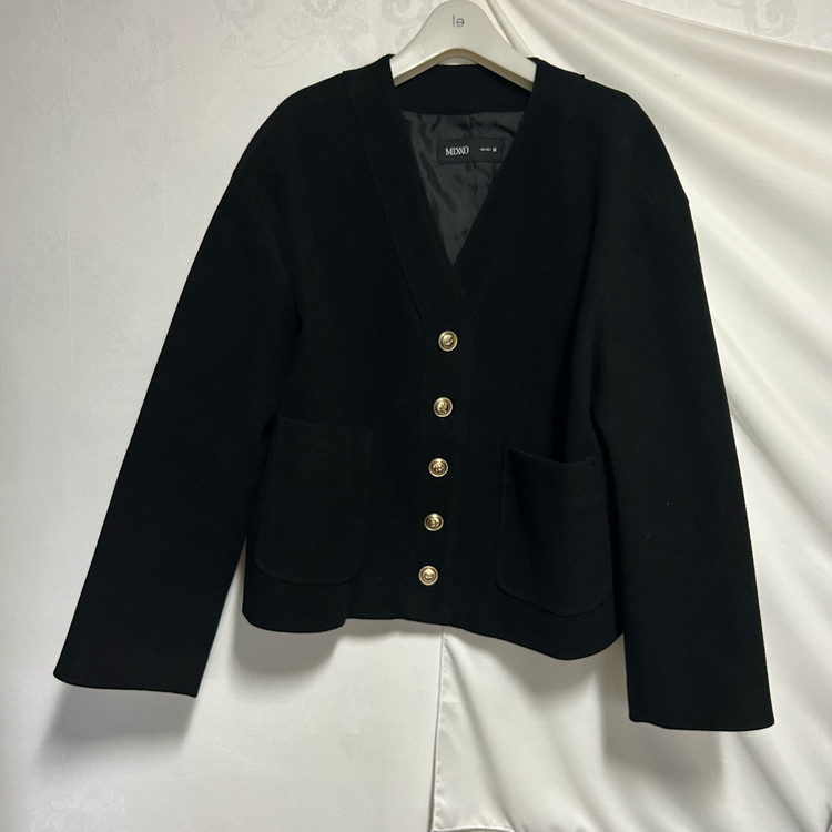 미쏘 MIXXO 클래식 모던자켓 블랙색상 판매--3