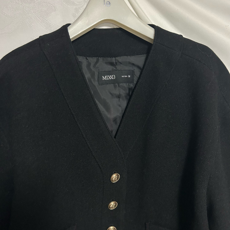 미쏘 MIXXO 클래식 모던자켓 블랙색상 판매--5