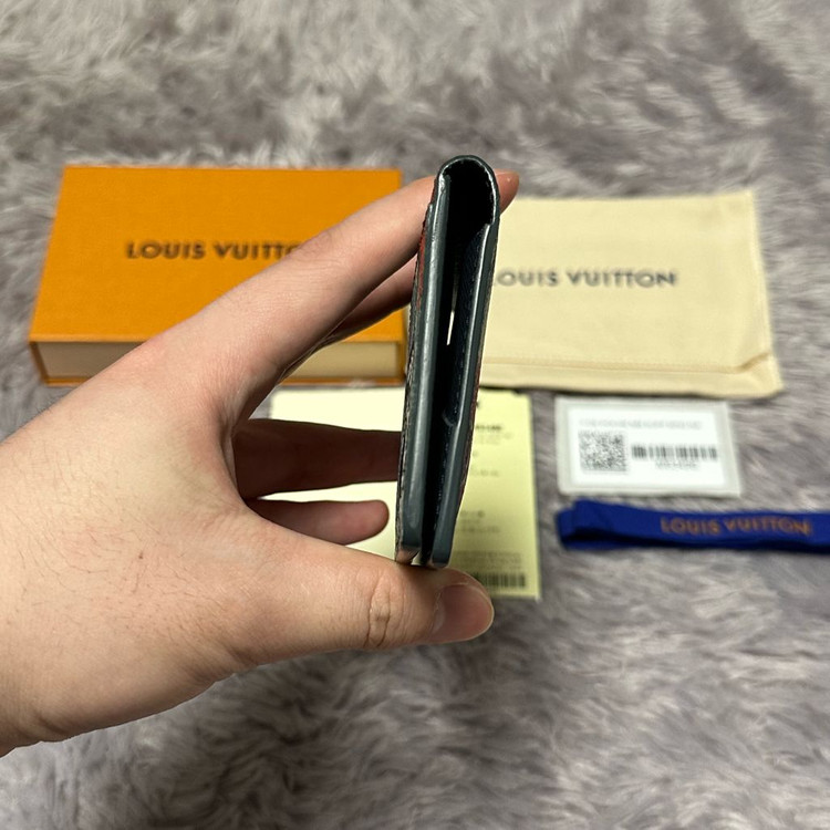 [풀구성] 루이비통 이클립스 서핑 오거나이저 카드지갑 네이비--4