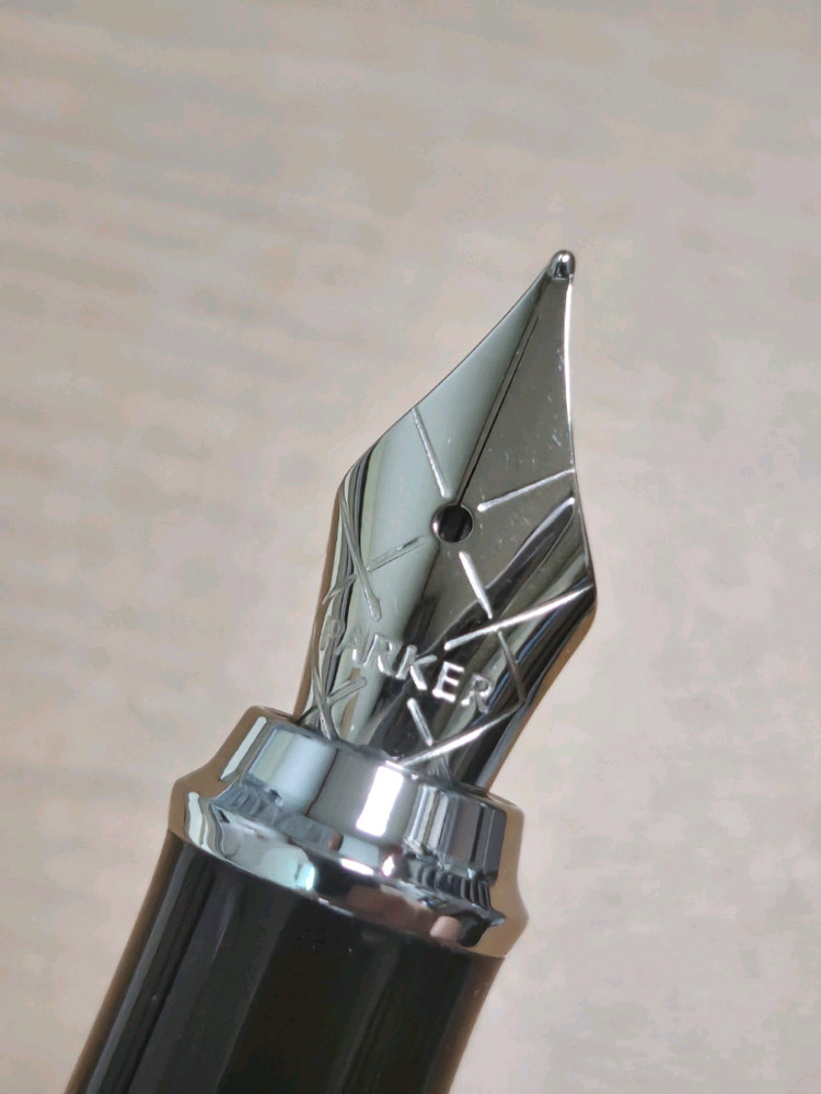 파카 어번 코어 뮤티드 매트블랙 만년필--3