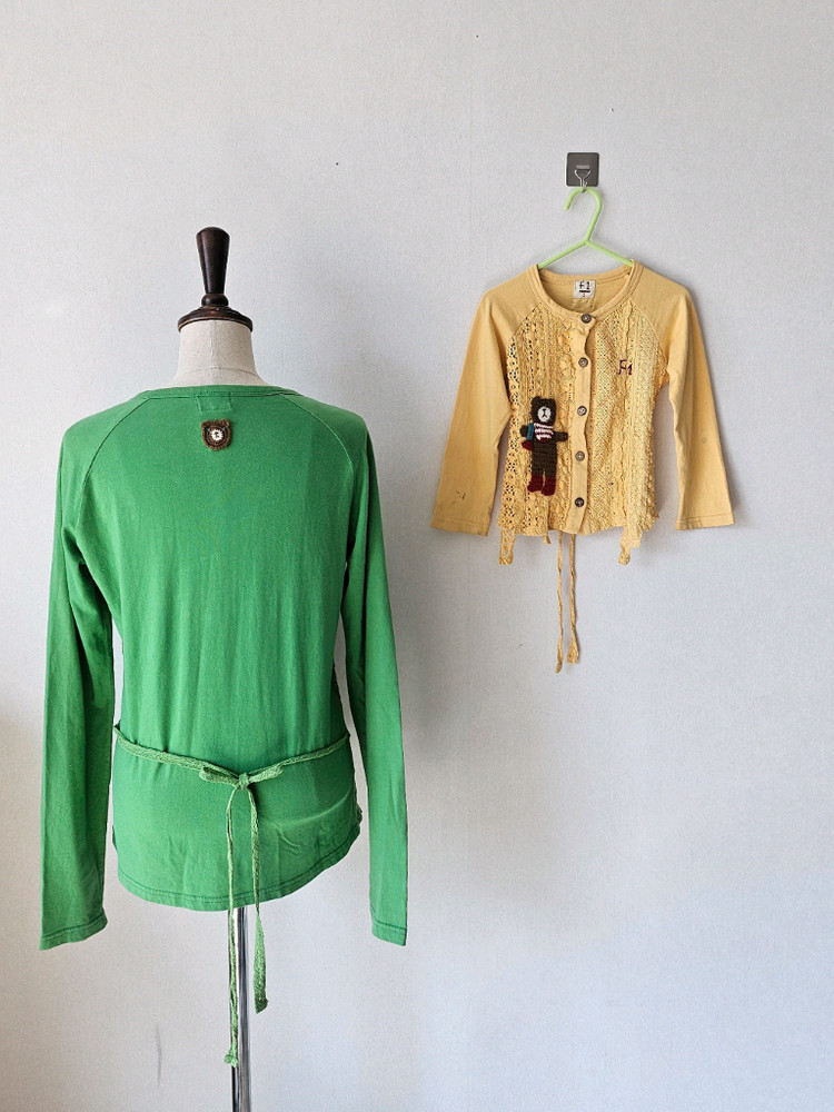 유러피안 빈티지 면레이스 가디건 / 엄마딸 커플룩 이벤트 촬영용의상--1