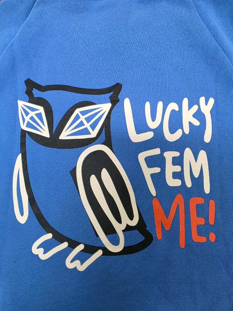 럭키슈에뜨 오버핏 맨투맨--1