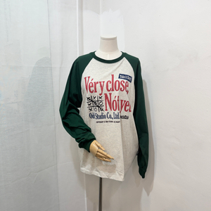 (택상품)odd studio 오버핏 그래픽 나그랑 긴팔티셔츠 4231