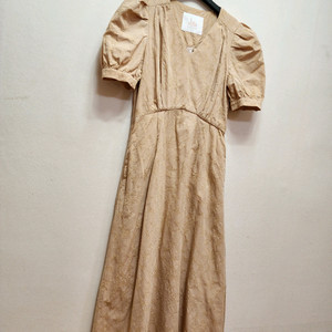 르니나 시아 볼륨 v넥 원피스