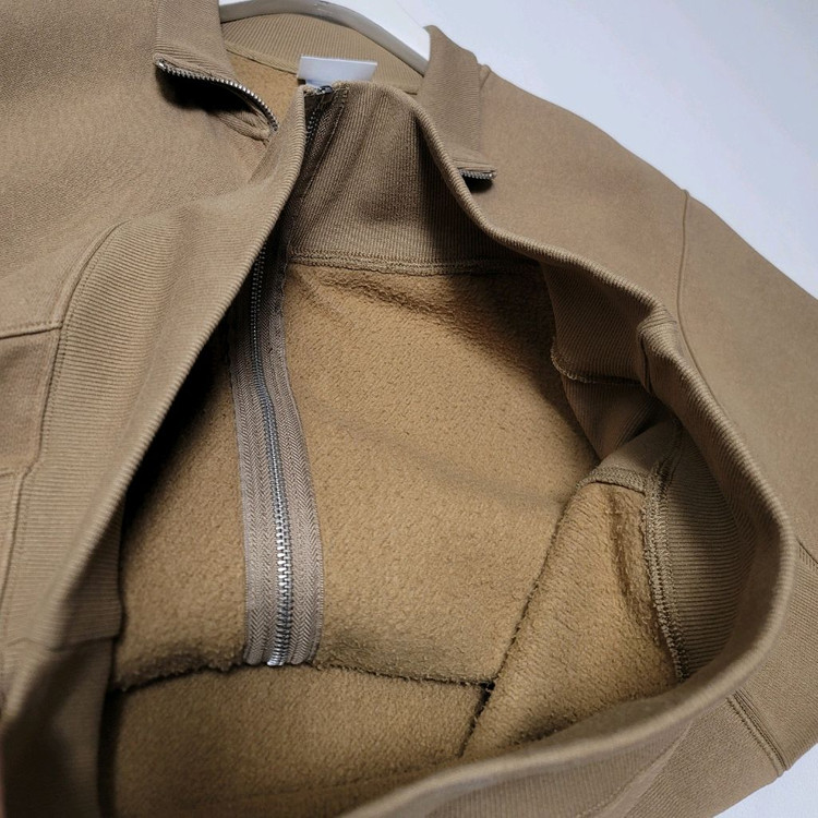 XL 챔피온 리버스위브 스웻 집업 카멜--6