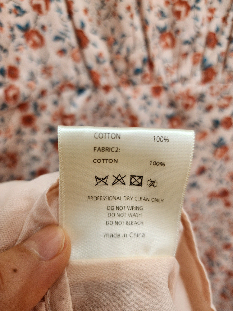 르니나 잔꽃 퍼프 슬리브 원피스--6