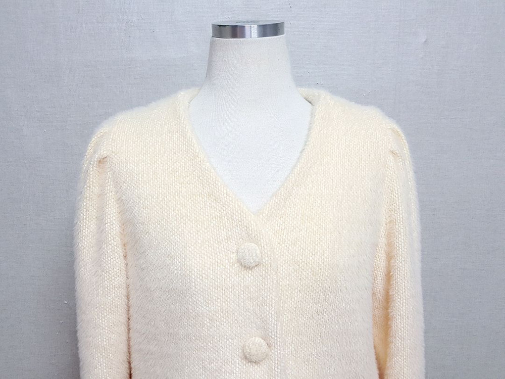 1착)초봄용 페이크 앙고라 니트 숏 여성자켓 55-66--2