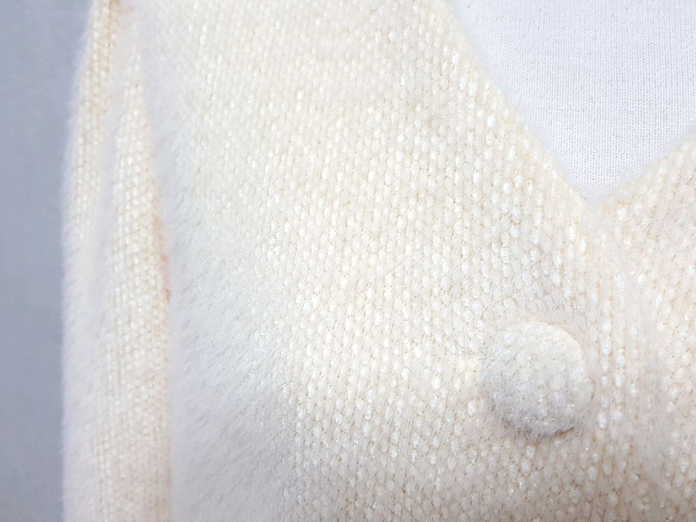 1착)초봄용 페이크 앙고라 니트 숏 여성자켓 55-66--3