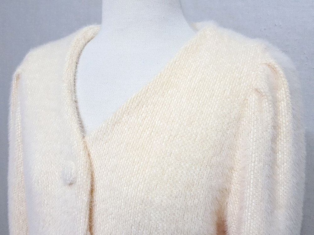 1착)초봄용 페이크 앙고라 니트 숏 여성자켓 55-66--4