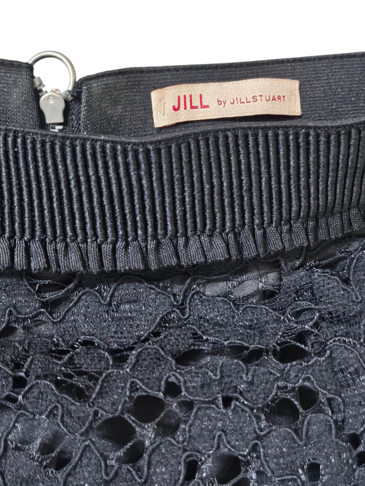 질바이질스튜어트 레이스 H라인 스커트 S 블랙 | 투웨이 지퍼 단정핏 오피스룩 하객룩--5