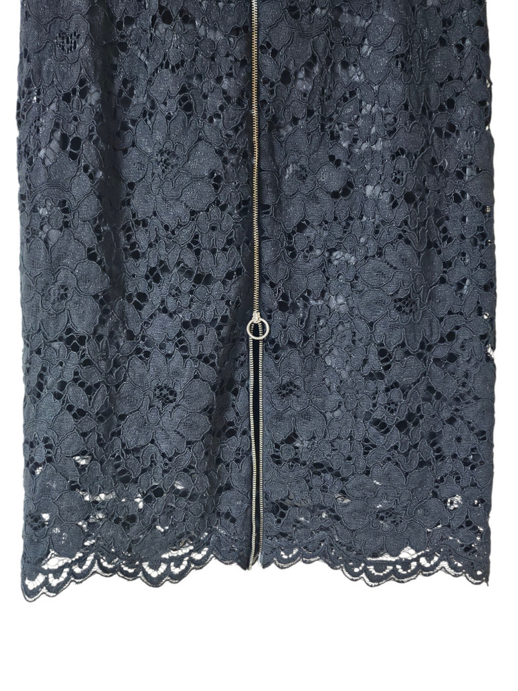 질바이질스튜어트 레이스 H라인 스커트 S 블랙 | 투웨이 지퍼 단정핏 오피스룩 하객룩--7