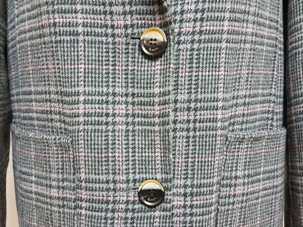 초봄용)지컷 핸드메이드 울 박시 여성자켓 55-66 상태우수--2