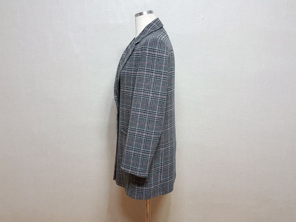 초봄용)지컷 핸드메이드 울 박시 여성자켓 55-66 상태우수--4