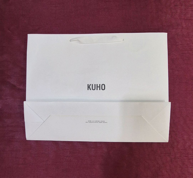 [정품]구호 쇼핑백,구호 가방,구호 종이가방,명품 쇼핑백,구호,KUHO 이미지