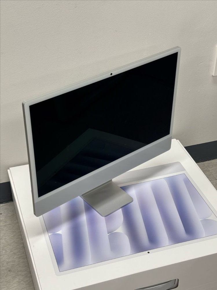 (풀박스) 애플 아이맥 iMac 24인치 10코어 M4 실버 이미지