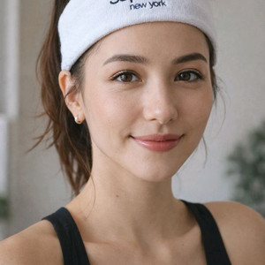 슈프림 x 뉴에라 클래식 로고 헤어밴드 미사용