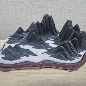 수석 돌 산수경석 운무산경 바다섬 절경 예술작품 수집