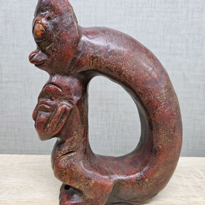 홍산문화 조각 홍석 용 제사장 골동품