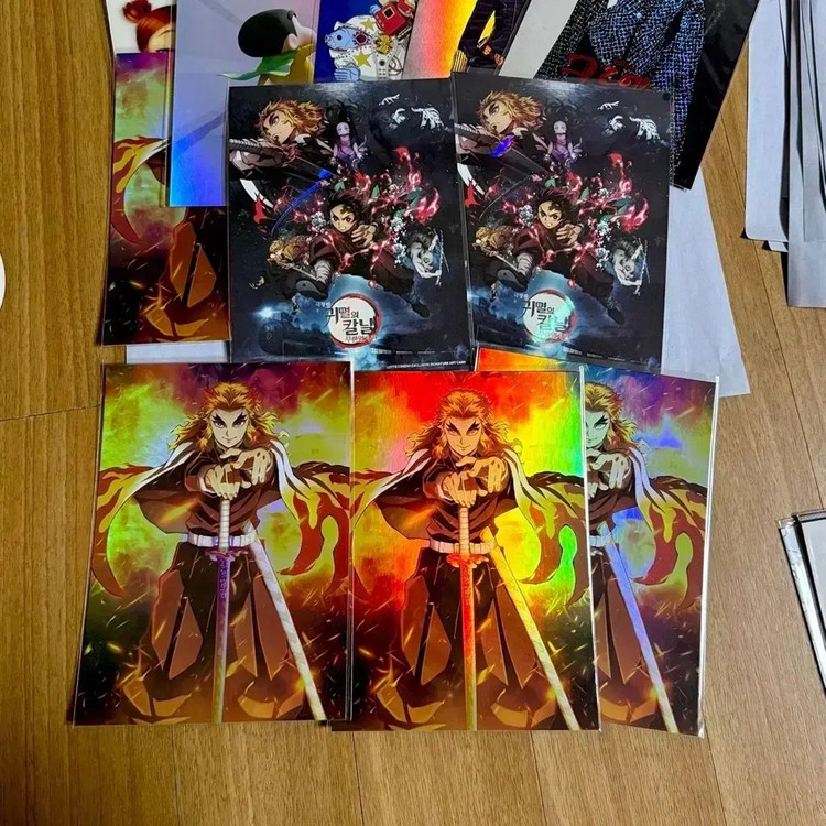 목소리의형태 아트카드 용과주근깨공주 초속5센티미터 조제스즈메남은인생10년--3