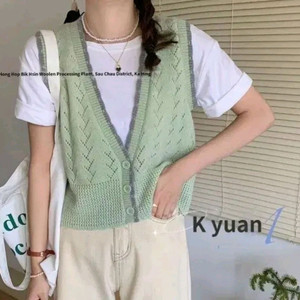 급처새상품!LAP 러블리한 니트조끼베스트 리즈리사st레니본st오즈세컨st