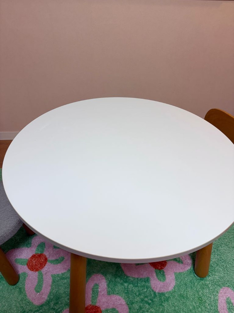 플랫포인트 무무 원형 테이블&의자 이미지