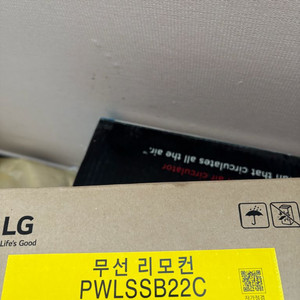 정품 LG 시스템 에어컨 리모컨 PWLSSB22C 새상품 이미지