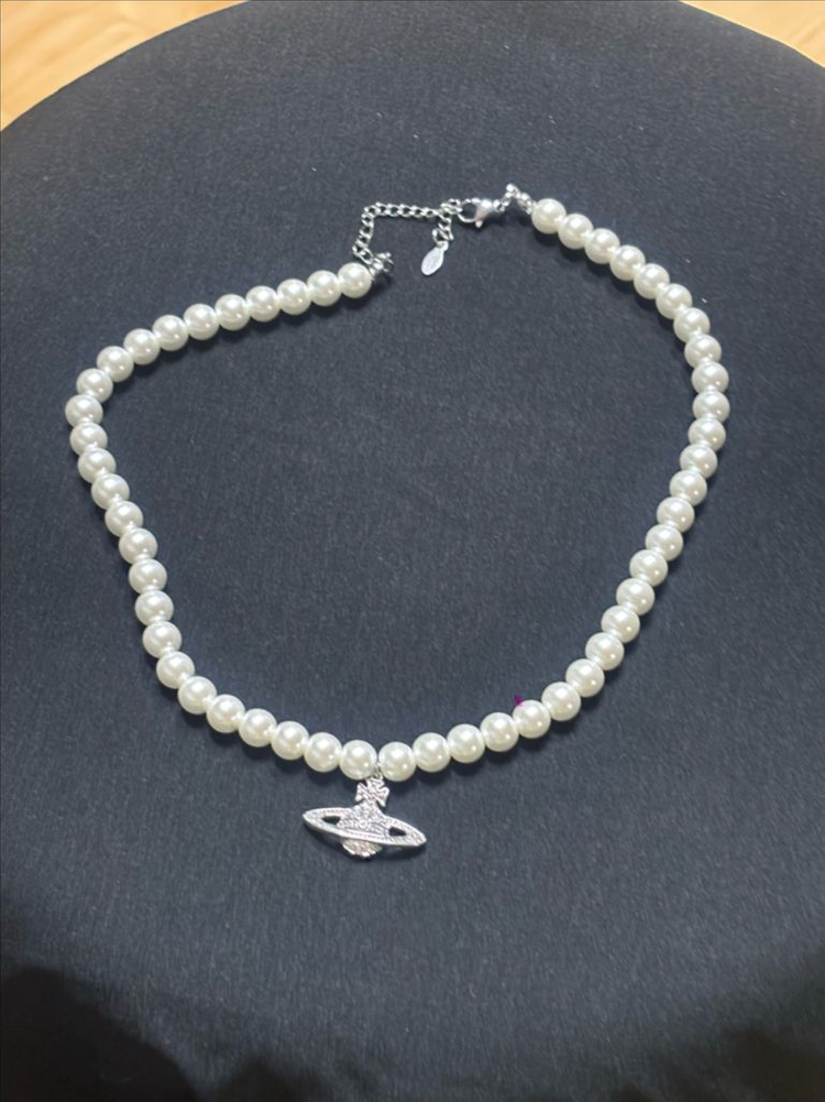 (미착용) 비비안웨스트우드 &샤넬 진주 목걸이--5