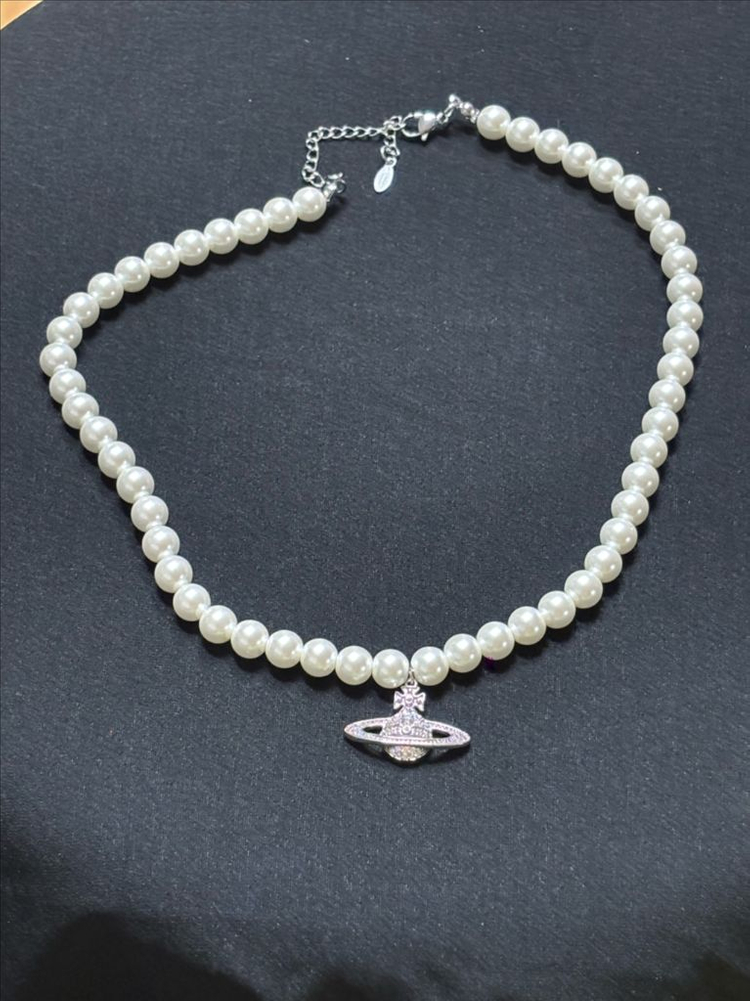 (미착용) 비비안웨스트우드 &샤넬 진주 목걸이--6