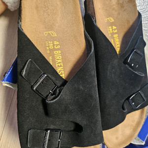 버켄스탁 블랙 스웨이드 샌들 280 이미지