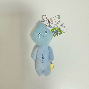 (새상품) 눈물 하늘색 유키오 인형 키링 이미지