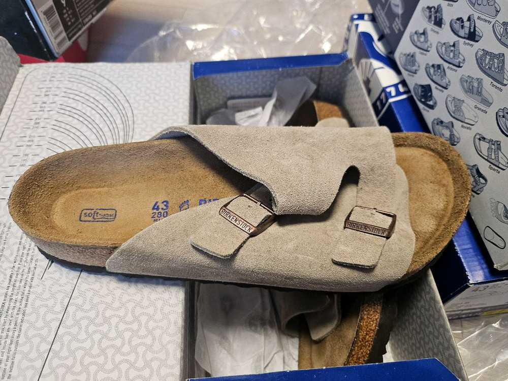 버켄스탁 Zurich 샌들 스톤색상 43사이즈 이미지