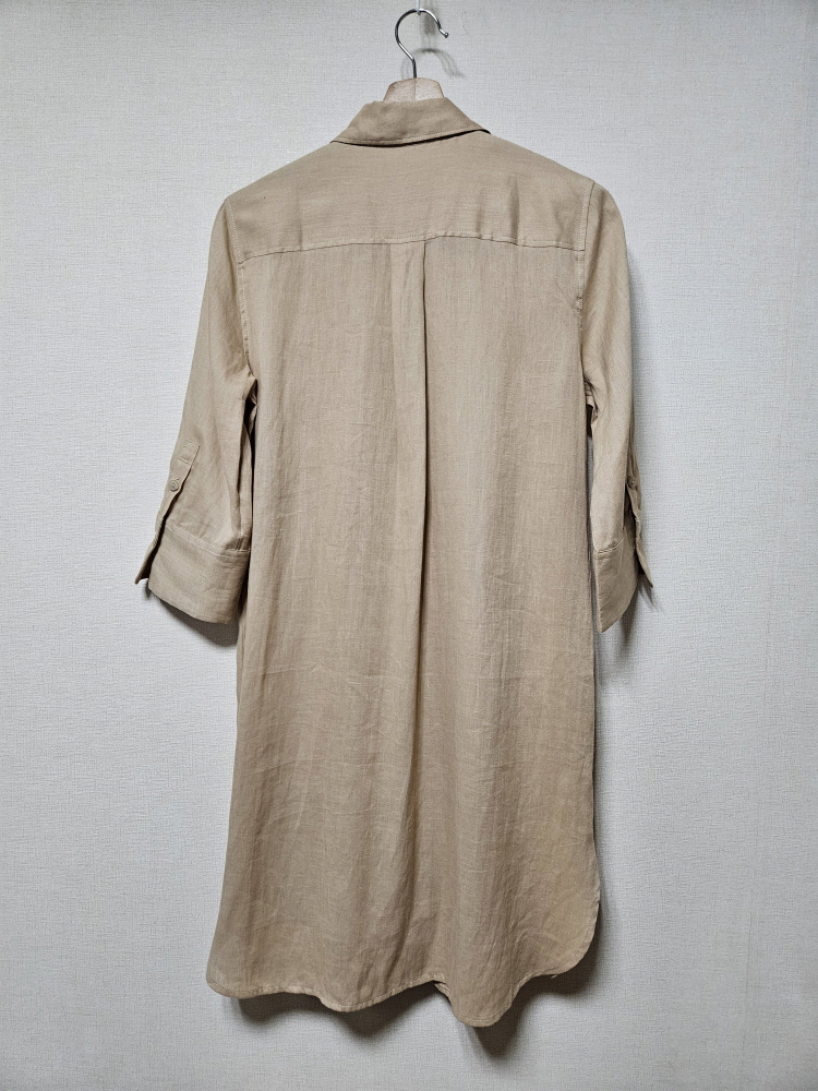 빈폴 bean pole 베이지 린넨 원피스 90사이즈 이미지