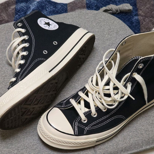 컨버스 척 70 클래식 와이드 하이 블랙 290 판매합니다