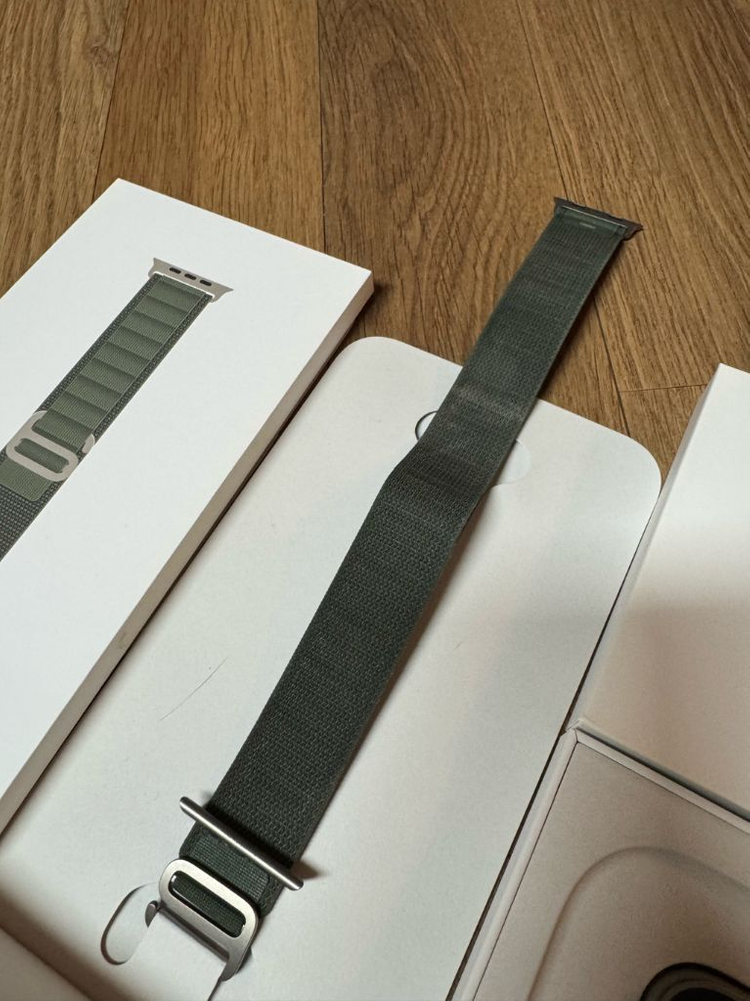 애플워치 울트라1 49mm 티타늄 셀룰러 풀박스 + 추가 스트랩 다수--7