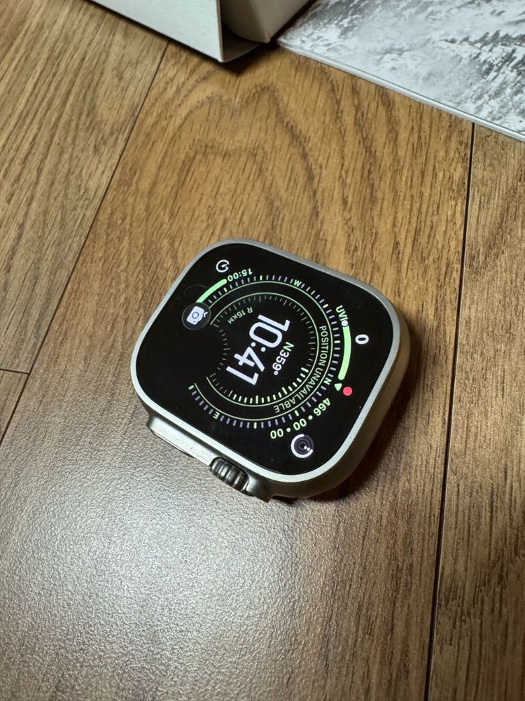 애플워치 울트라1 49mm 티타늄 셀룰러 풀박스 + 추가 스트랩 다수--9