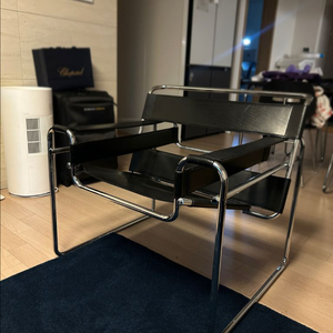 [빈티지 정품] 바실리 체어 Wassily chair 블랙 미드센추리