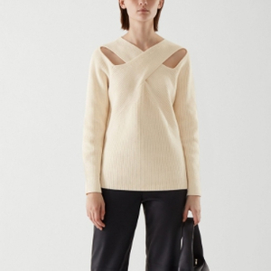 코스 COS 컷아웃 트위스트 박시핏 니트 M 사이즈 새상품 정품