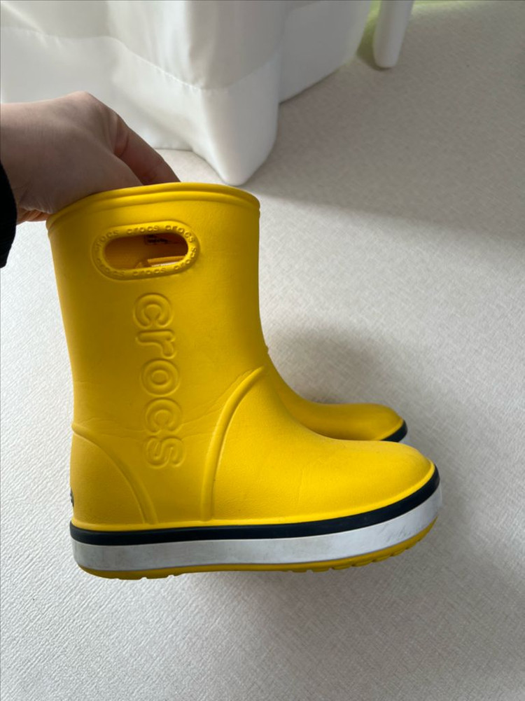 크록스 레인부츠 c11--1