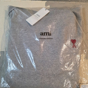 아미 후드티 그레이 블랙 (L)정품 이미지