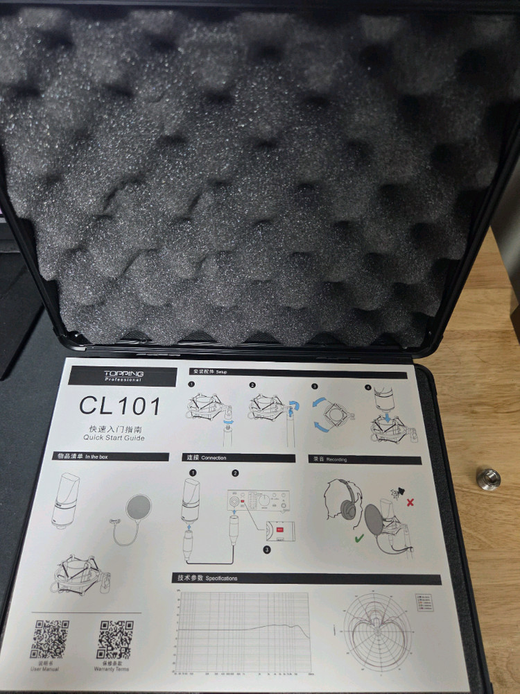 토핑 CL101 콘덴서 마이크--3