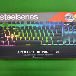 스틸시리즈 APEX PRO TKL 무선 게이밍 키보드 (자석축)