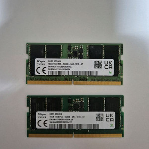 노트북 램 (하이닉스 A다이) DDR5 5600 32GB(16gbx2) 이미지