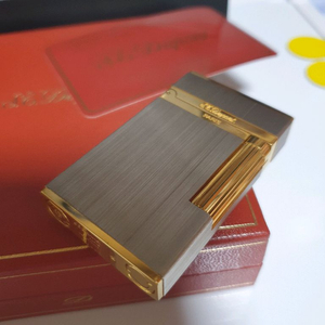 [풀세트] 듀퐁라이터 라인2 ca16841 산토스 브러쉬드 콤비 듀퐁 라이타 이미지