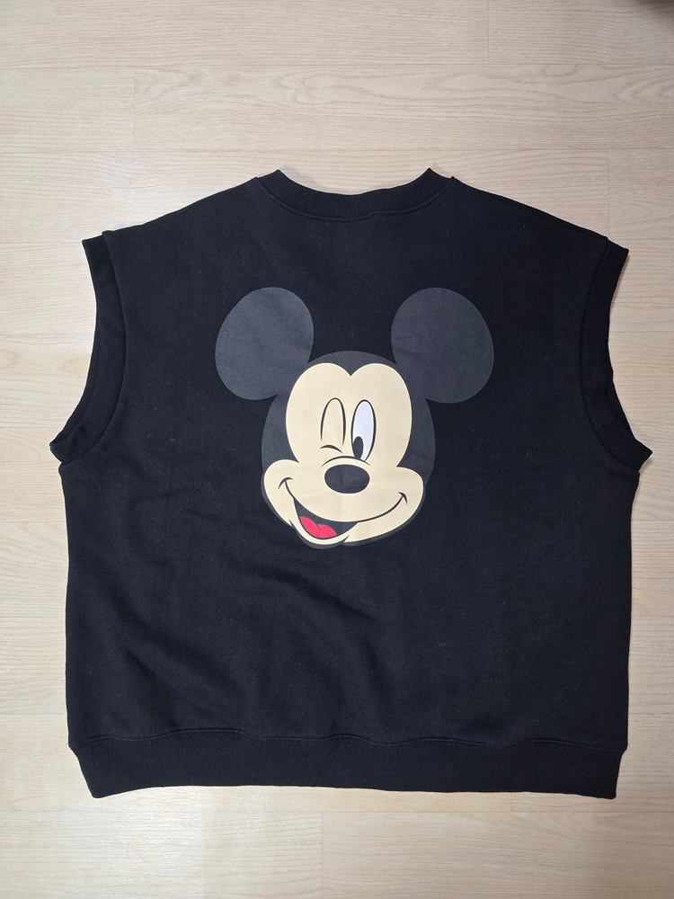 디즈니 미키마우스 블랙 조끼 새상품--1