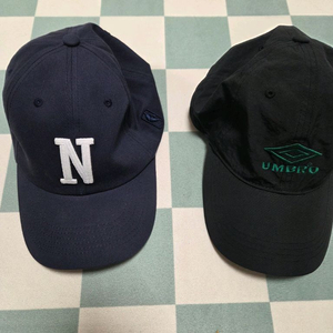 야구모자 2개 세트(NBA umbro)