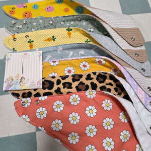 스카프빕 7장세트.극세사스카프빕.침받이등