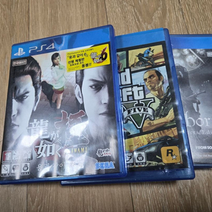 PS4 게임 3종 용과같이 극 , GTA5 , 블러드본
