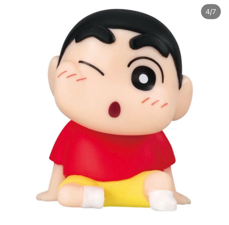 (미개봉 일괄) 짱구 호페무뉴 볼에 찰싹 볼꾸욱 가챠 짱아 흰둥이--1