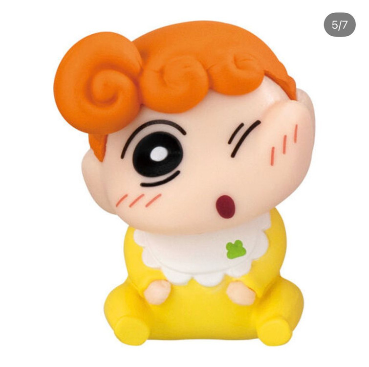 (미개봉 일괄) 짱구 호페무뉴 볼에 찰싹 볼꾸욱 가챠 짱아 흰둥이--2