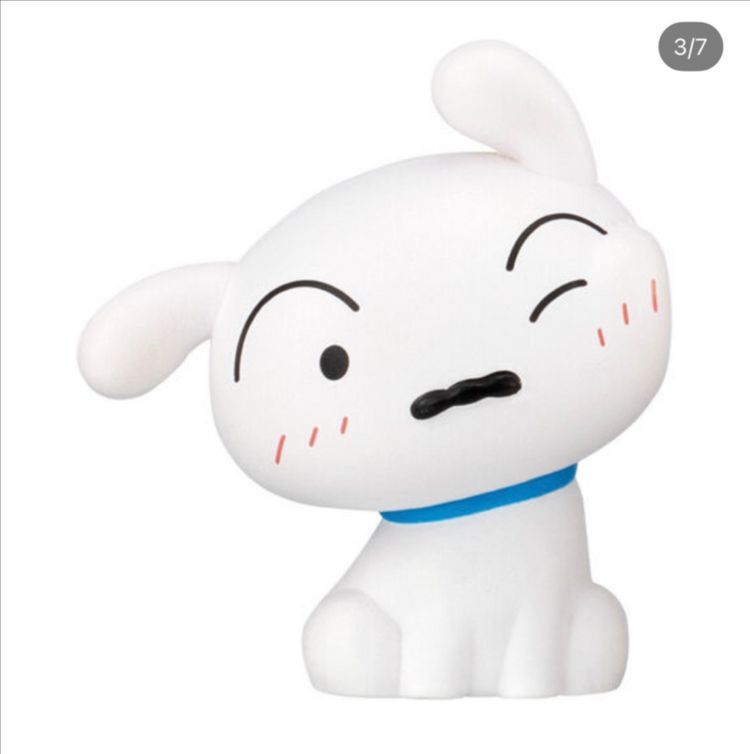 (미개봉 일괄) 짱구 호페무뉴 볼에 찰싹 볼꾸욱 가챠 짱아 흰둥이--3